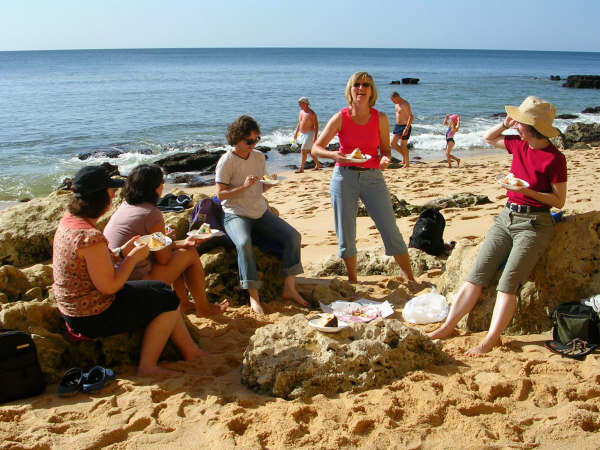Picknick an der Algarveküste